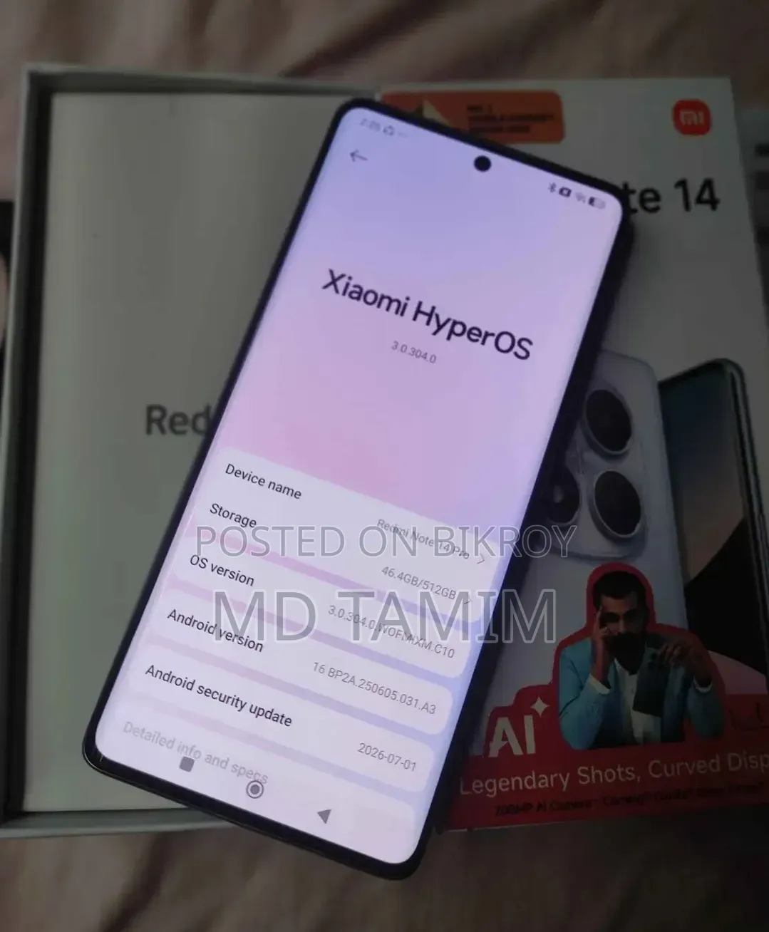 Xiaomi Redmi Note 14 Pro 256 GB Blue