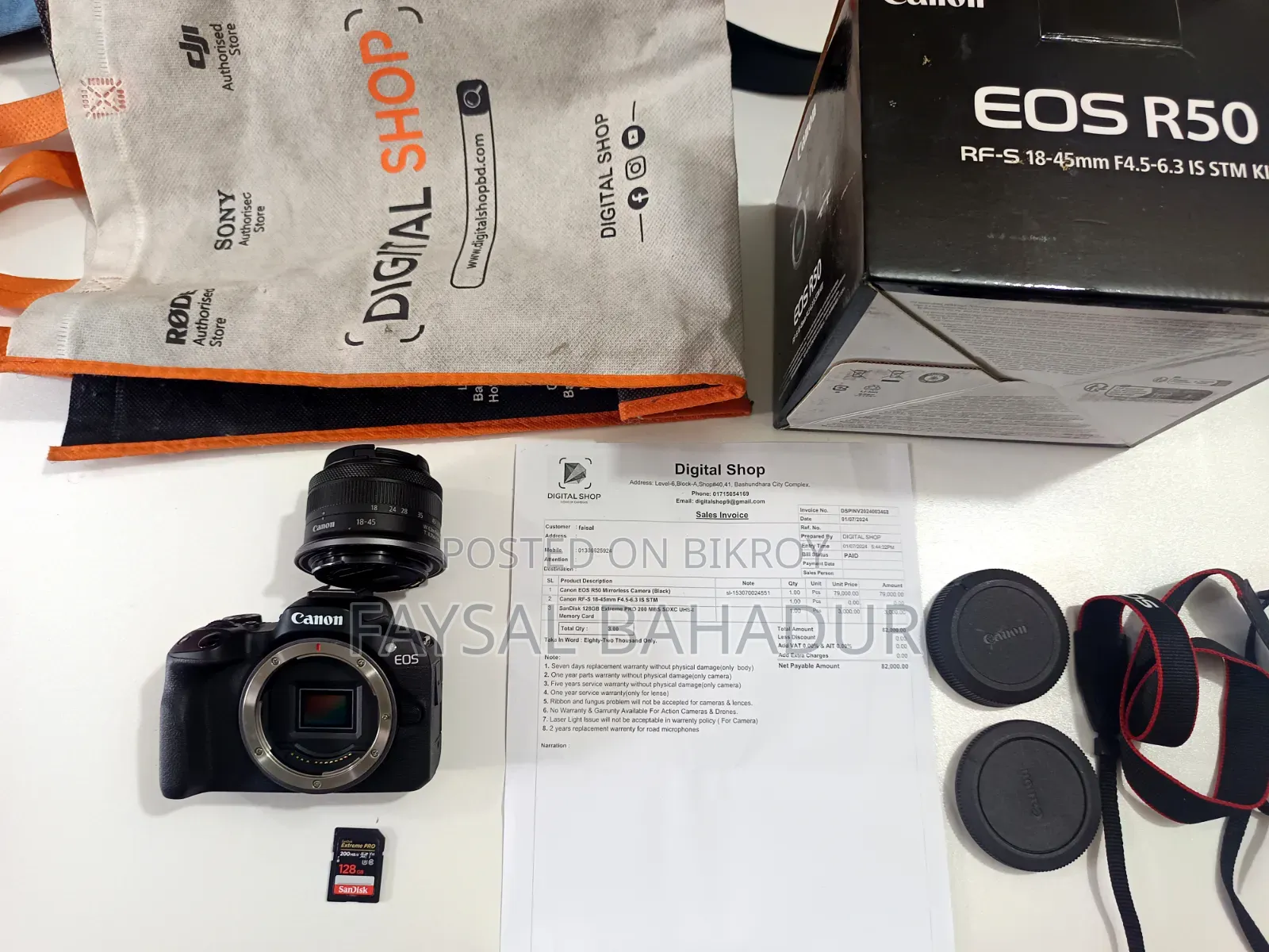 Canon R50 + 18-45mm Lens