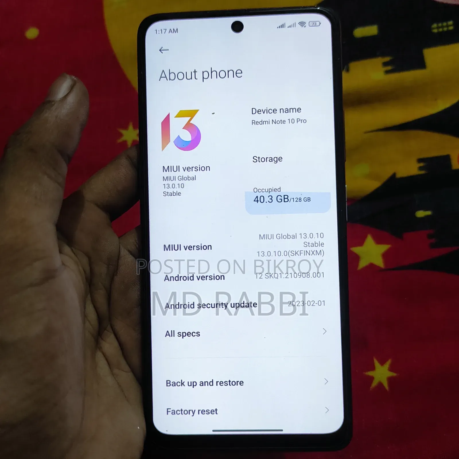 Xiaomi Redmi Note 10 Pro 128 GB Bronze