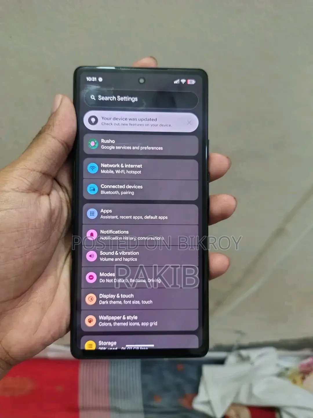 Google Pixel 6a 128 GB Black