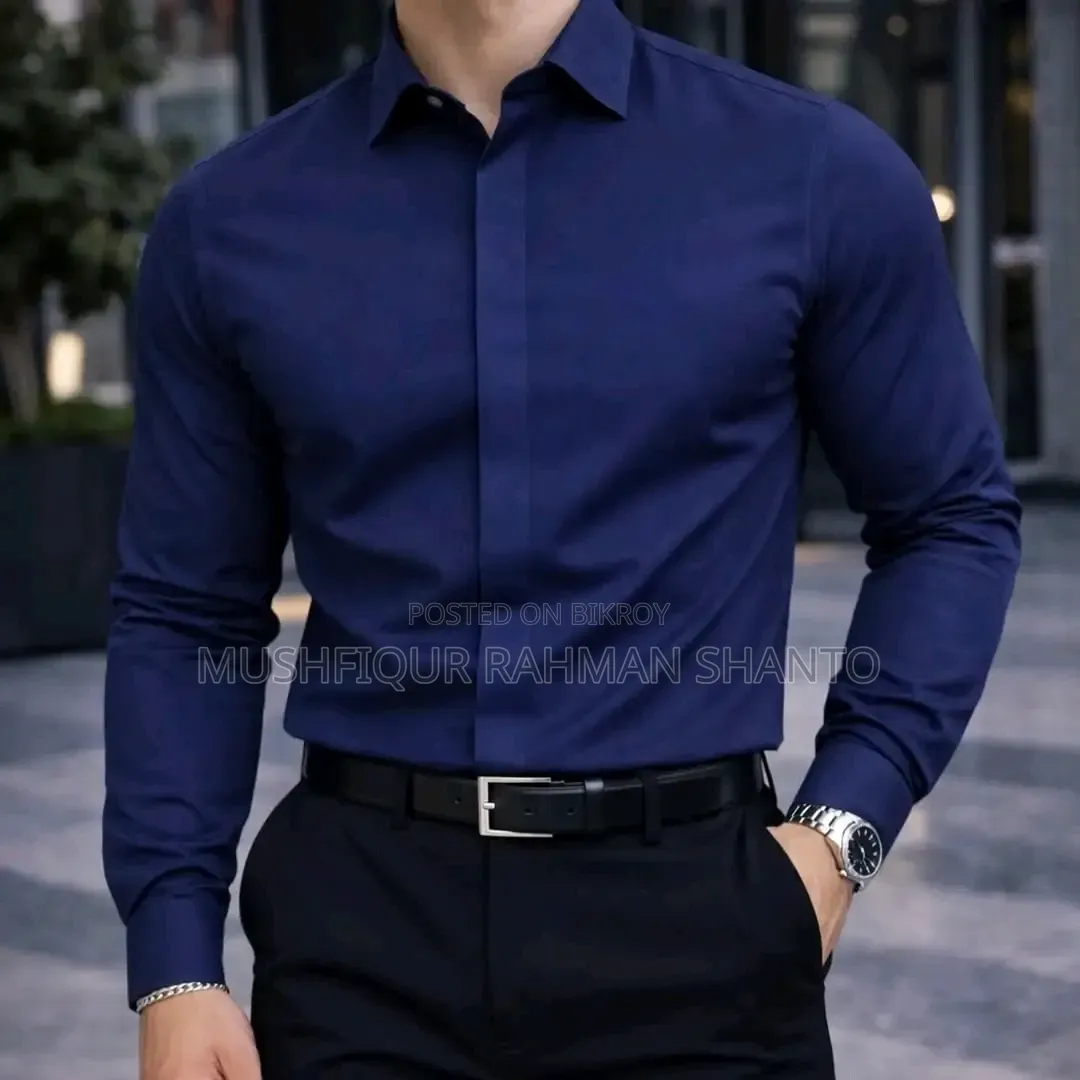 Exclusive Premium Maroon Formal Shirt for Men (Slim Fit)
