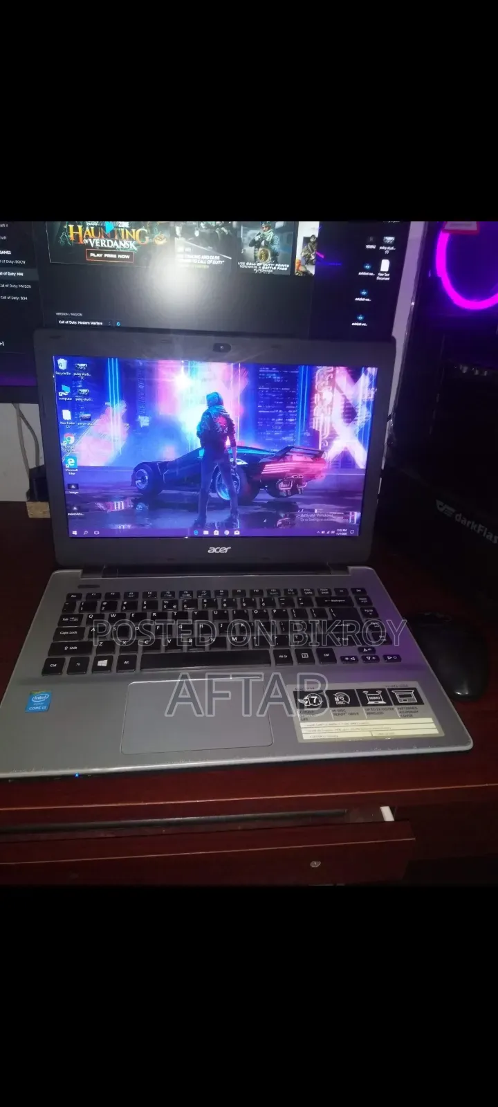 Laptop Acer Aspire V13 8GB Intel Core I3 SSD 256GB
