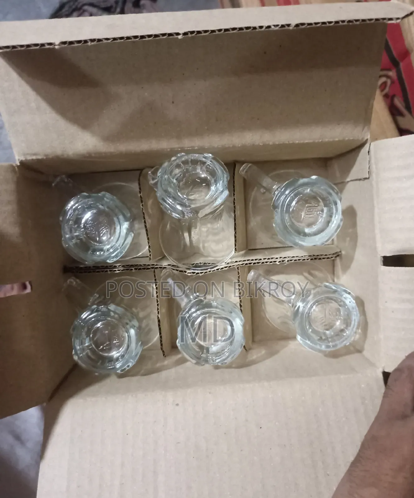 Buy 6 Pcs Tea Cups and Get 1 Packet Loose Tea and 1 Packet Milk Free
