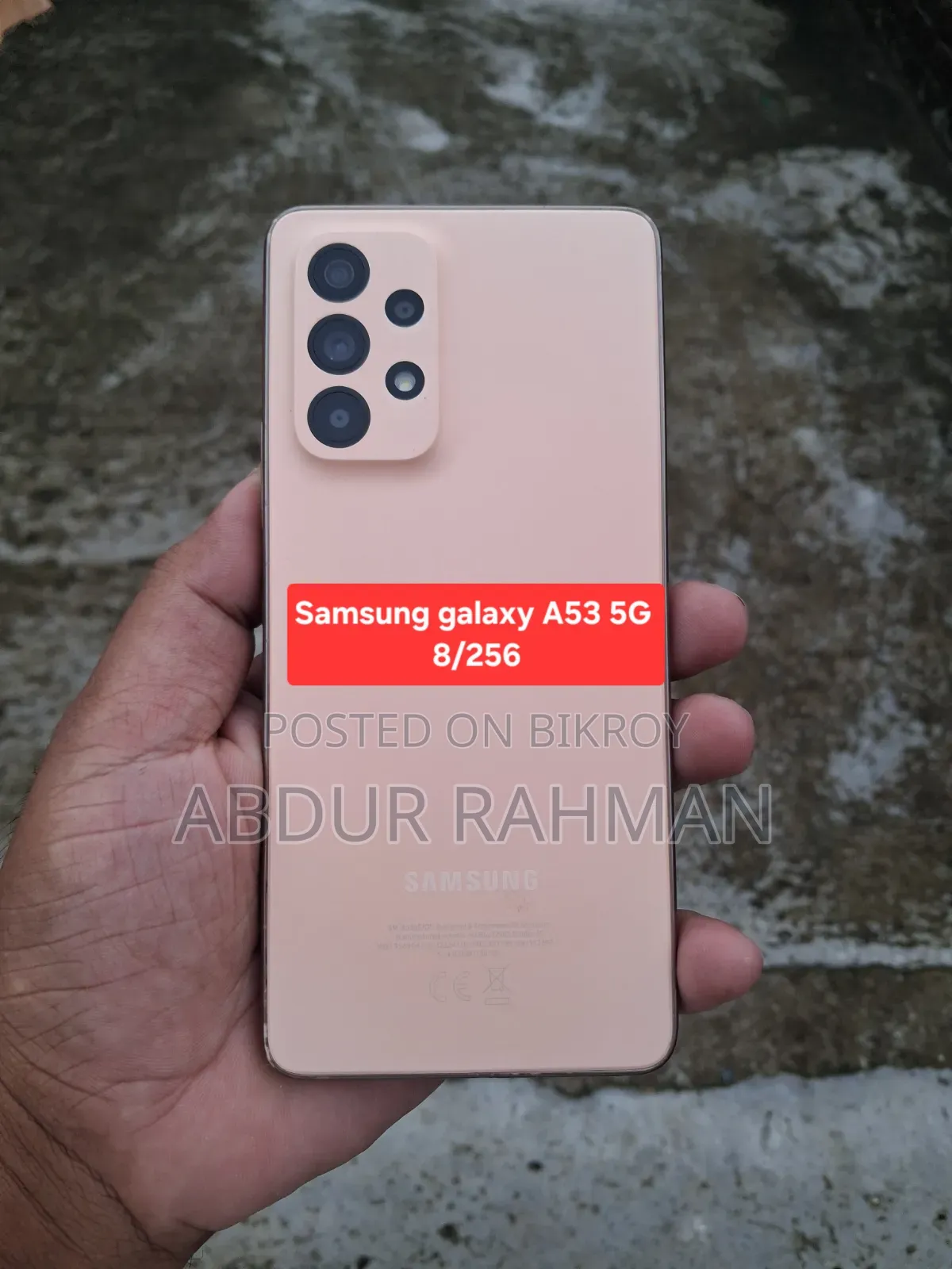 Samsung Galaxy A53 5G 256 GB Gold