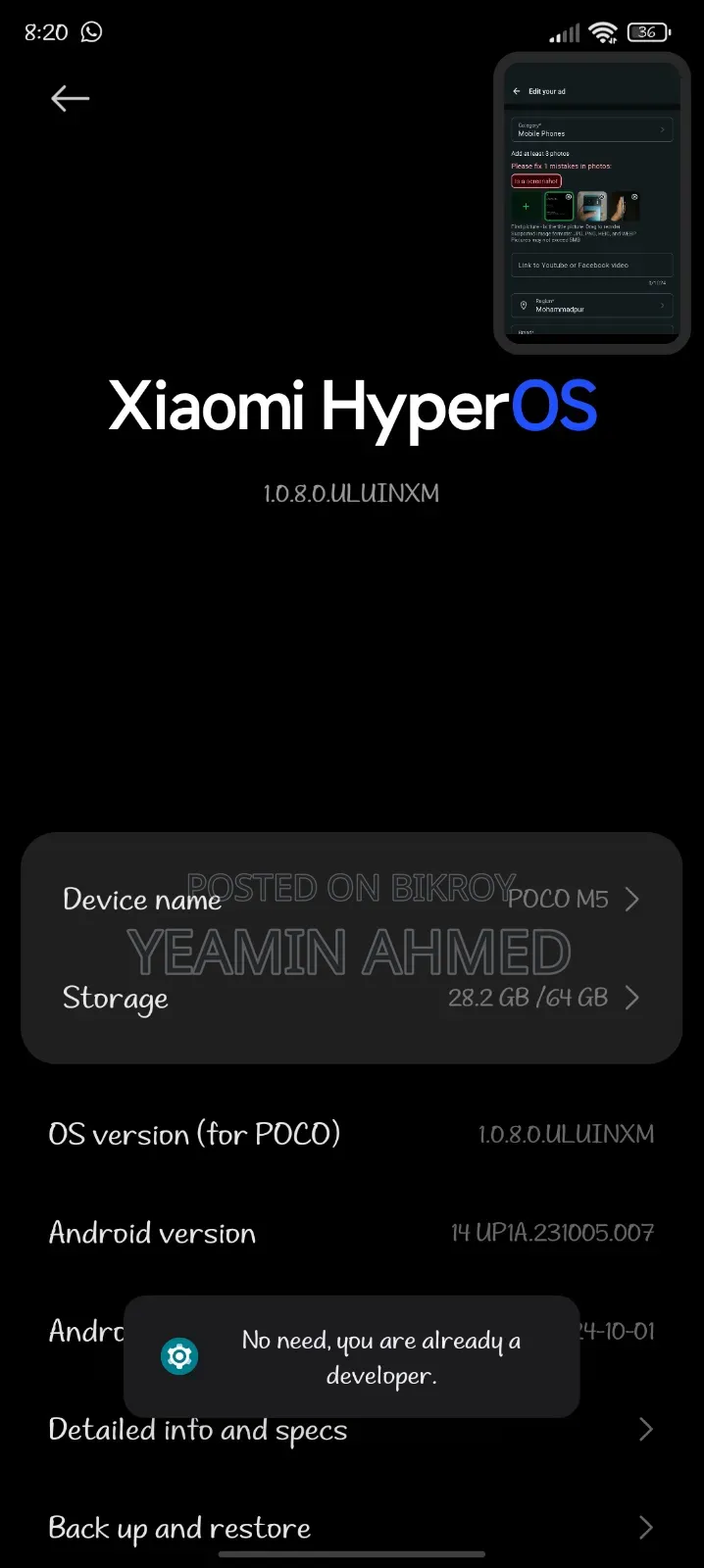Xiaomi Poco M5 64 GB Green