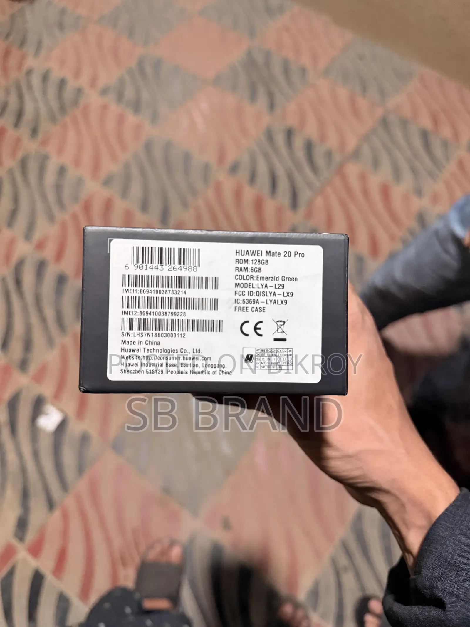 হুয়াওয়ে মেট ২০ প্রো ১২৮ জিবি ব্লু