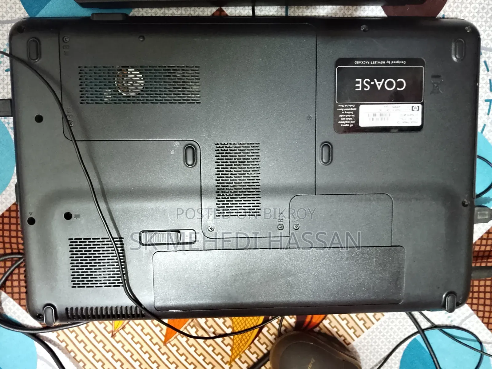 ল্যাপটপ HP Compaq Presario CQ61 3GB Intel Core 2 Duo HDD+SSD 1T
