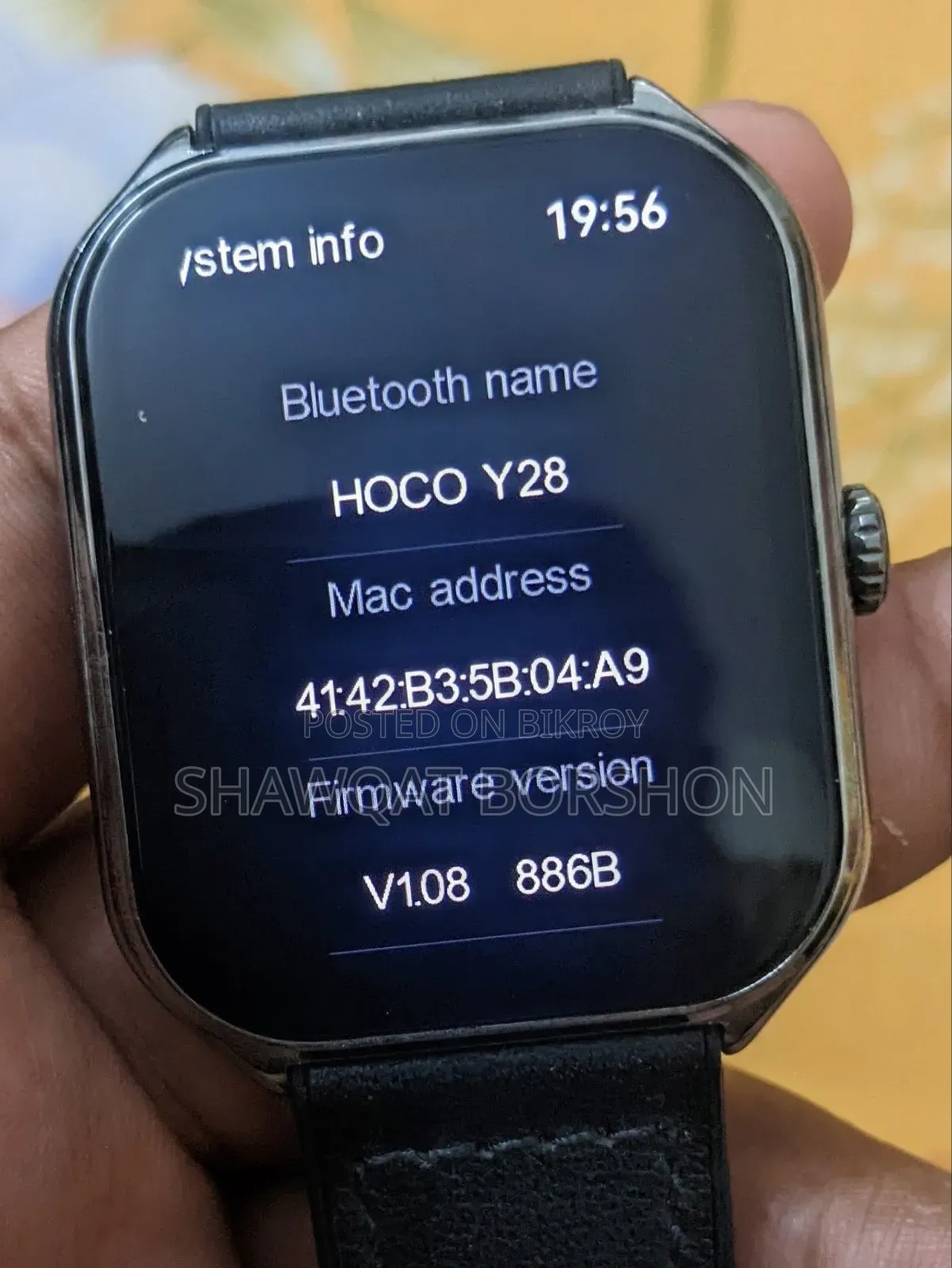 Hoco Y28 Ultra Thin AMOLED Smart Watch (Call Version) Fresh Condition