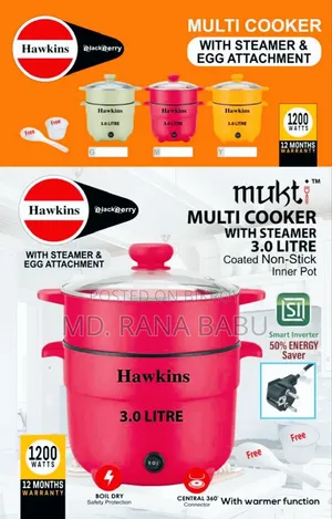 Hawkins Multi Cooker/Cooking Pot 3 Litre