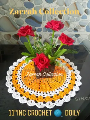 Handmade Crochet Doily 11.5 Inch - Zarrah Collection