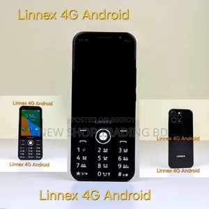 New LINNEX LX 4G Plus 32 GB Black
