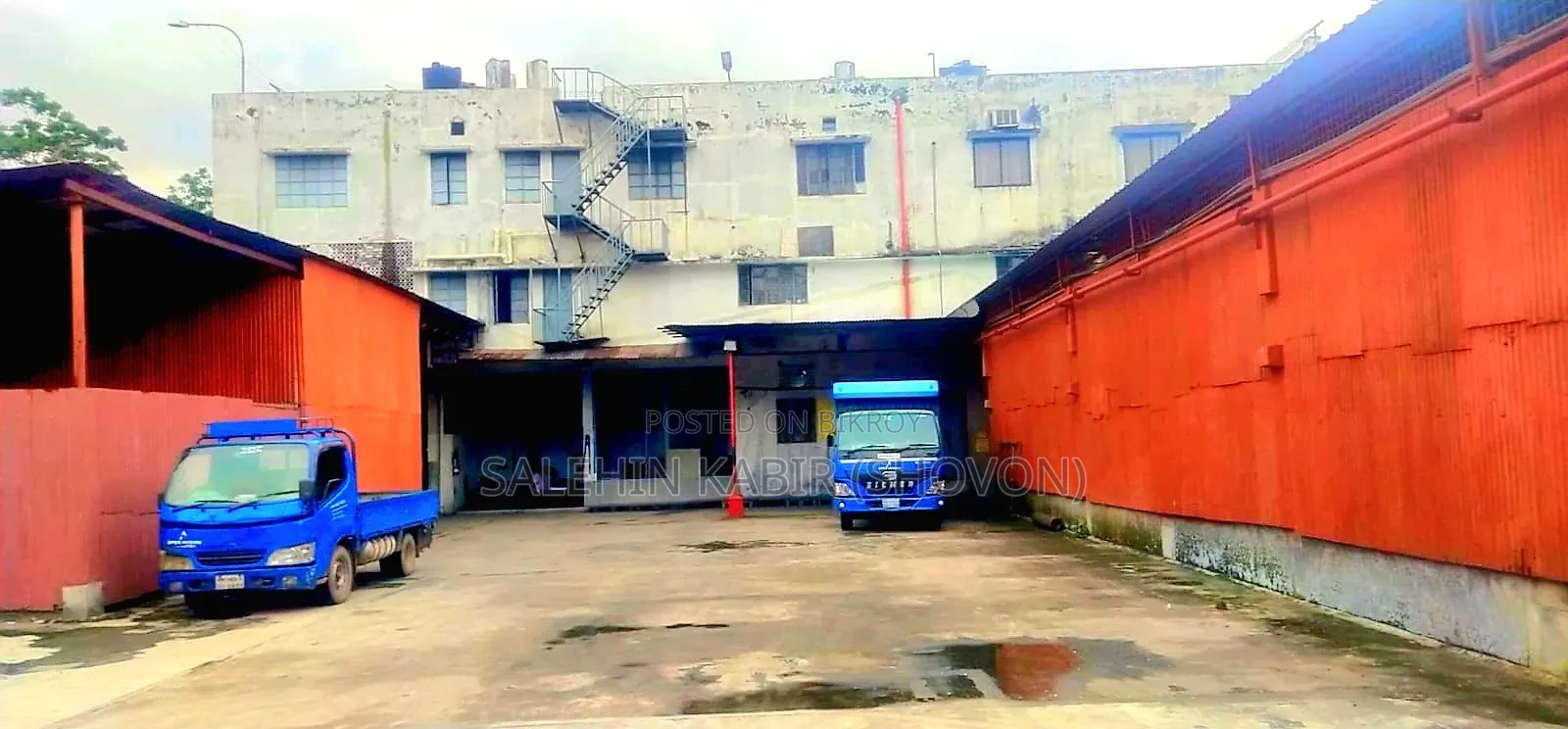 26 Katha Commercial Land With 3 Storied Building.
