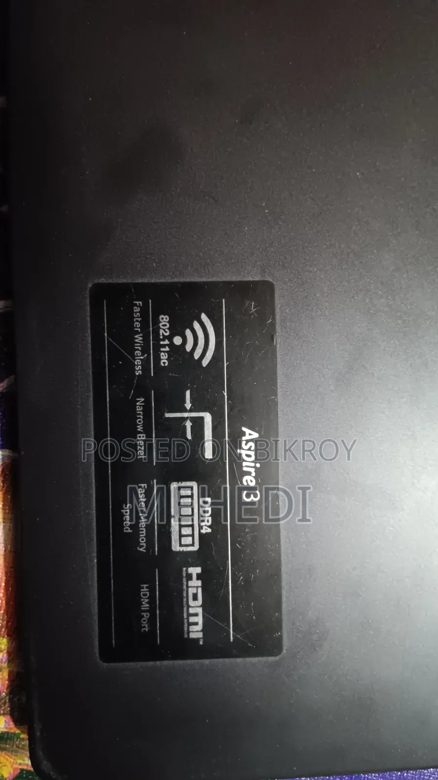 Laptop Acer Aspire 3 4GB Intel Core I7 SSHD (Hybrid) 1T