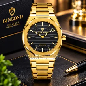 BINBOND 818 Stainless Steel Quartz Fashionable Premium Watch