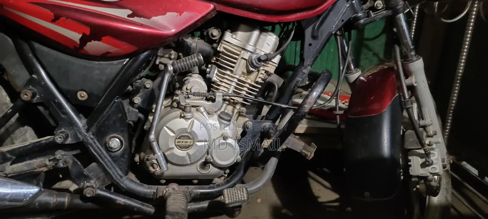 Bajaj Discover 125 2022 Red