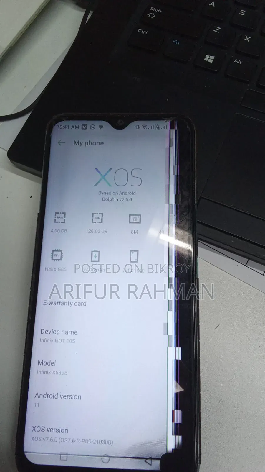 Infinix Hot 10S 128 GB Bronze