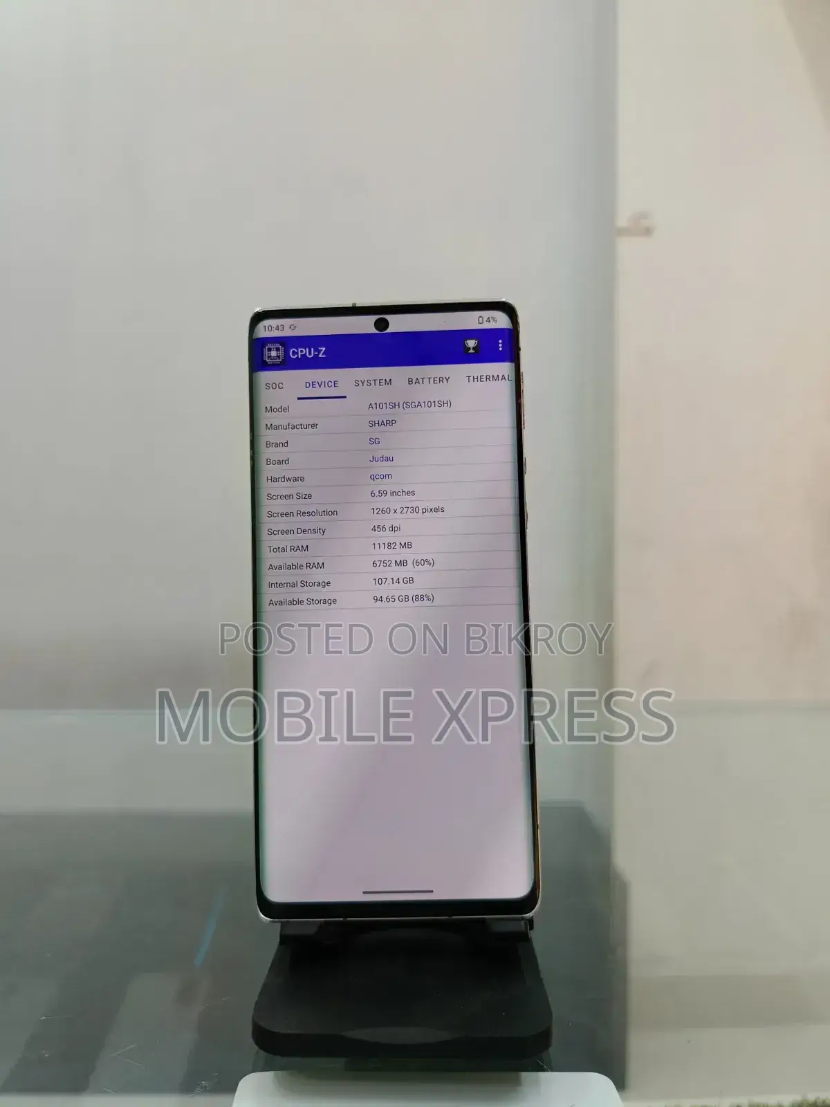 Sharp Aquos R6 128 GB White