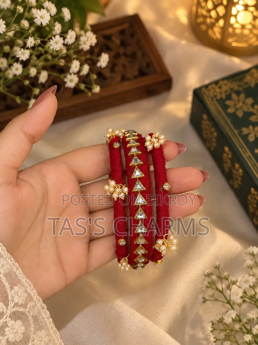 Handmade Pearl Bangles 