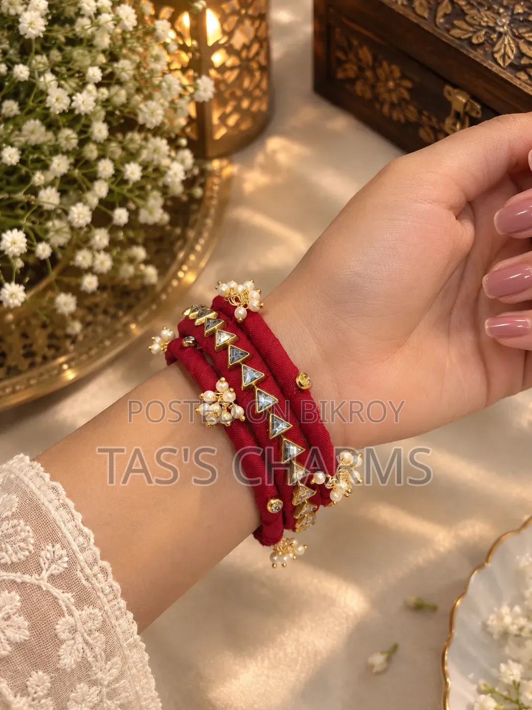 Handmade Pearl Bangles 