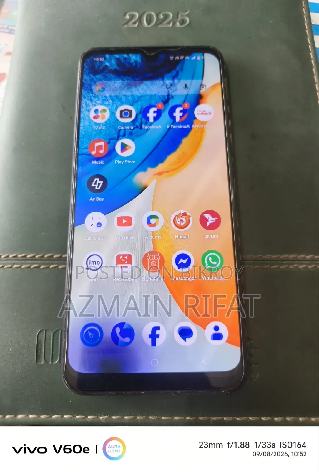 Vivo V20 128 GB Black