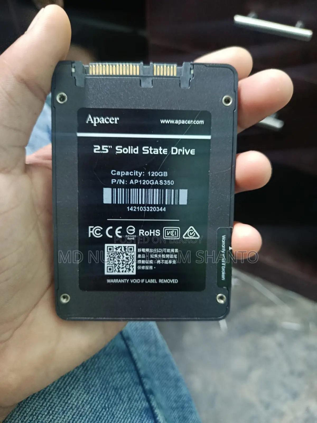 Netac Sa500 120gb 2.5 Inch Sataiii SSD #Nt01sa500-120g-S3x /