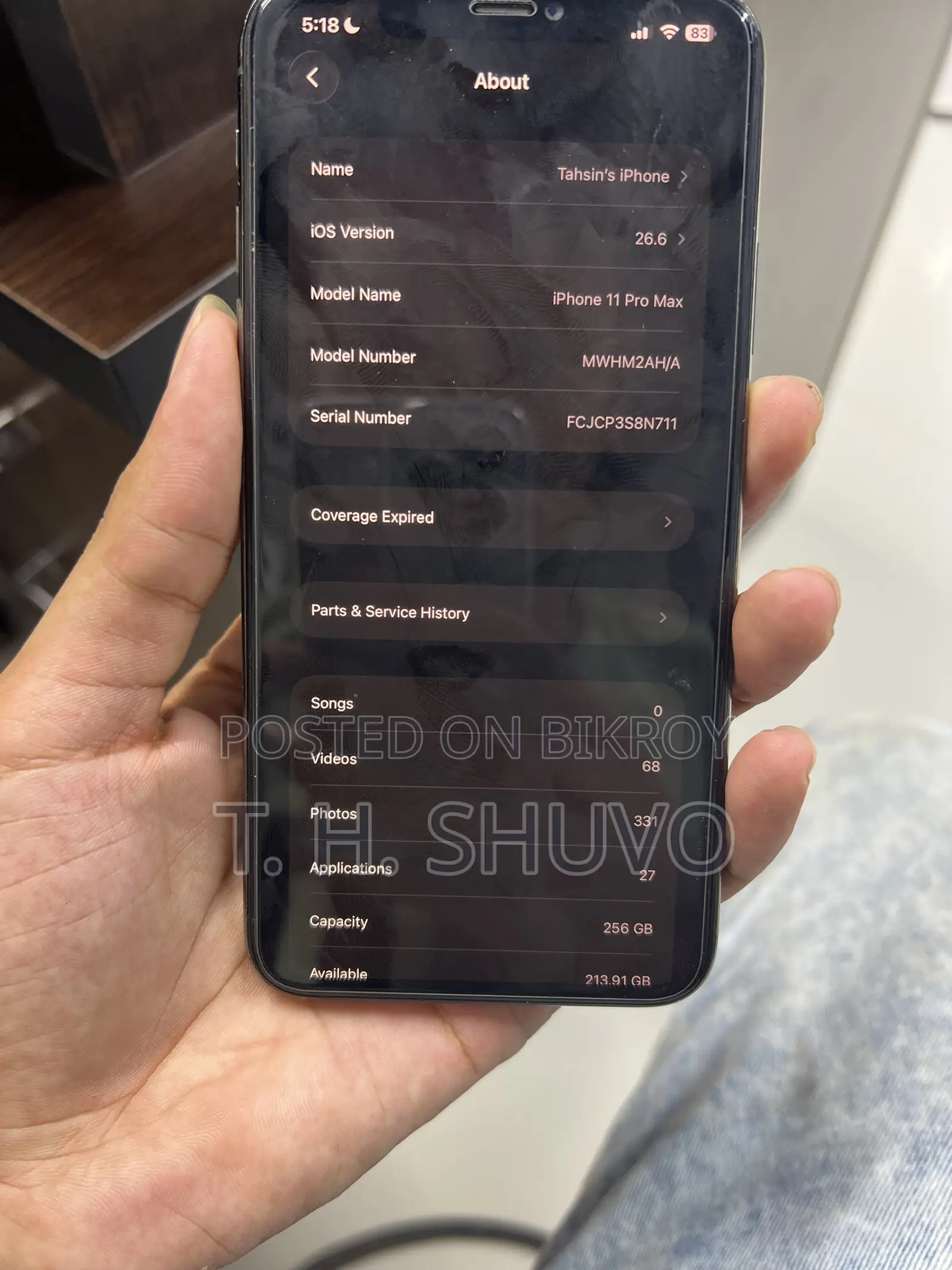 Apple iPhone 11 Pro Max 256 GB Gray