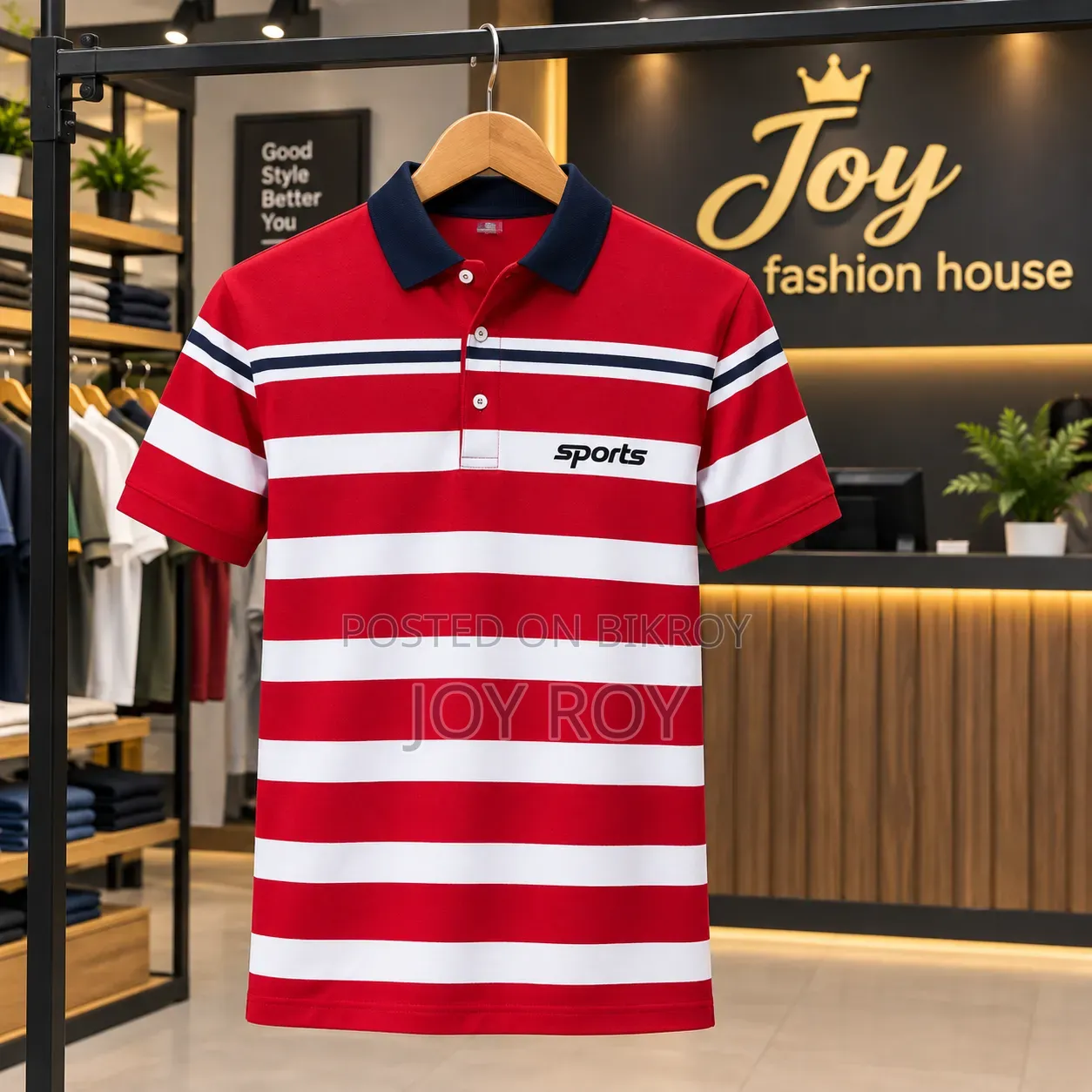 Striped Premium Polo Shirt