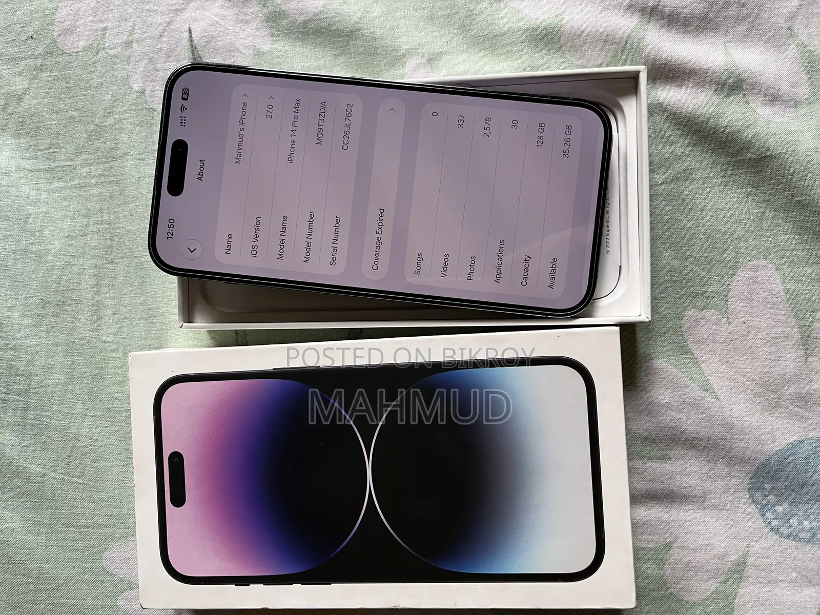 Apple iPhone 14 Pro Max 128 GB Purple