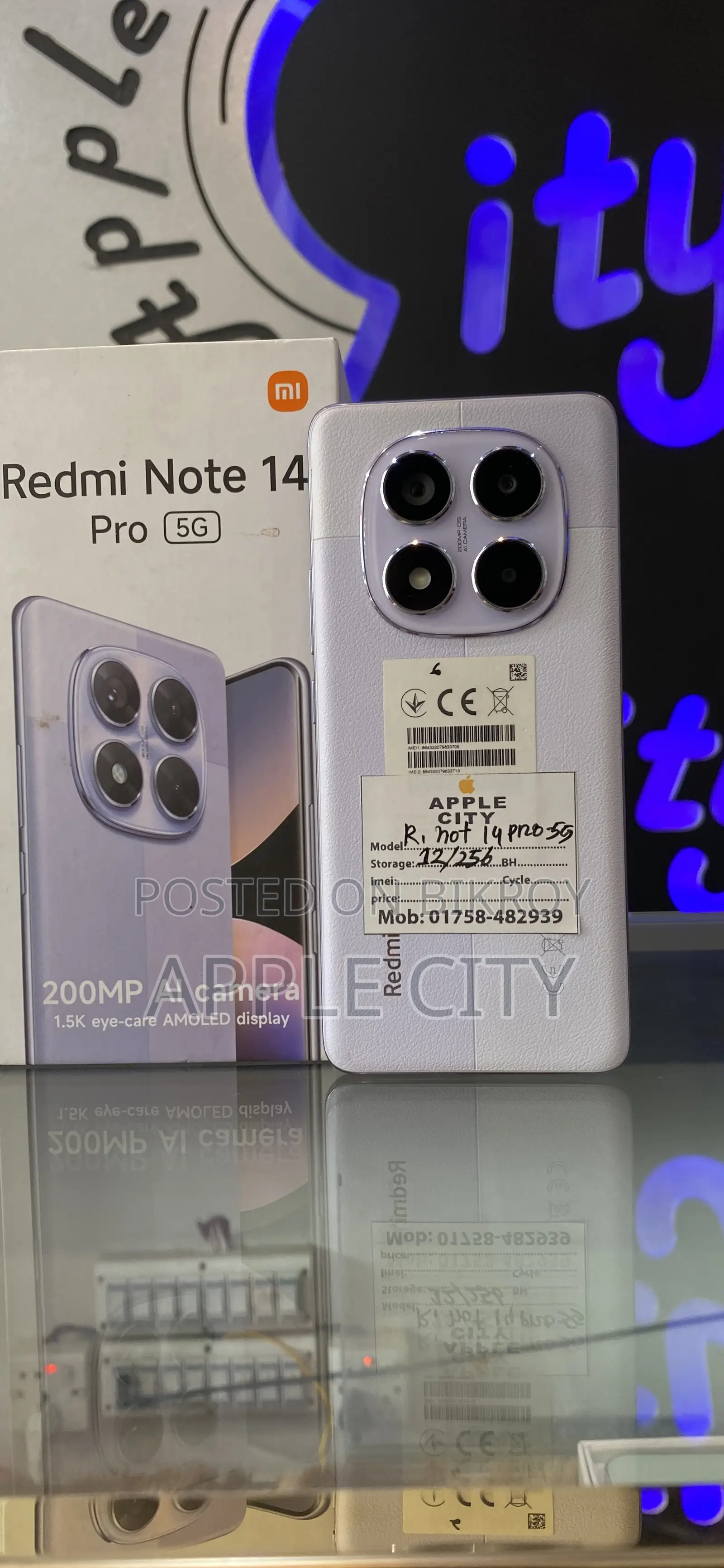 Xiaomi Redmi Note 14 Pro 5G 256 GB Purple