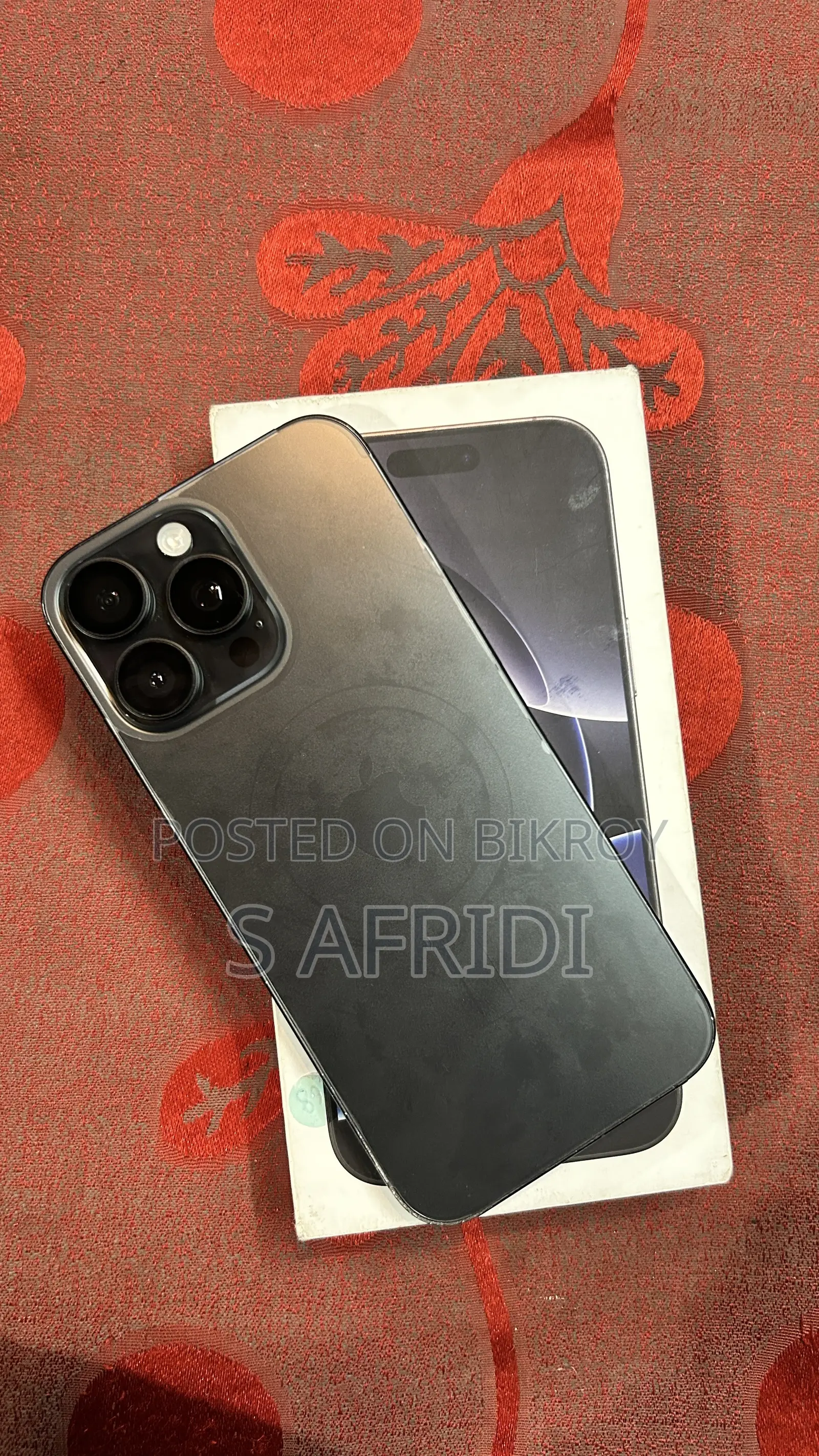 Apple iPhone 16 Pro Max 256 GB Black