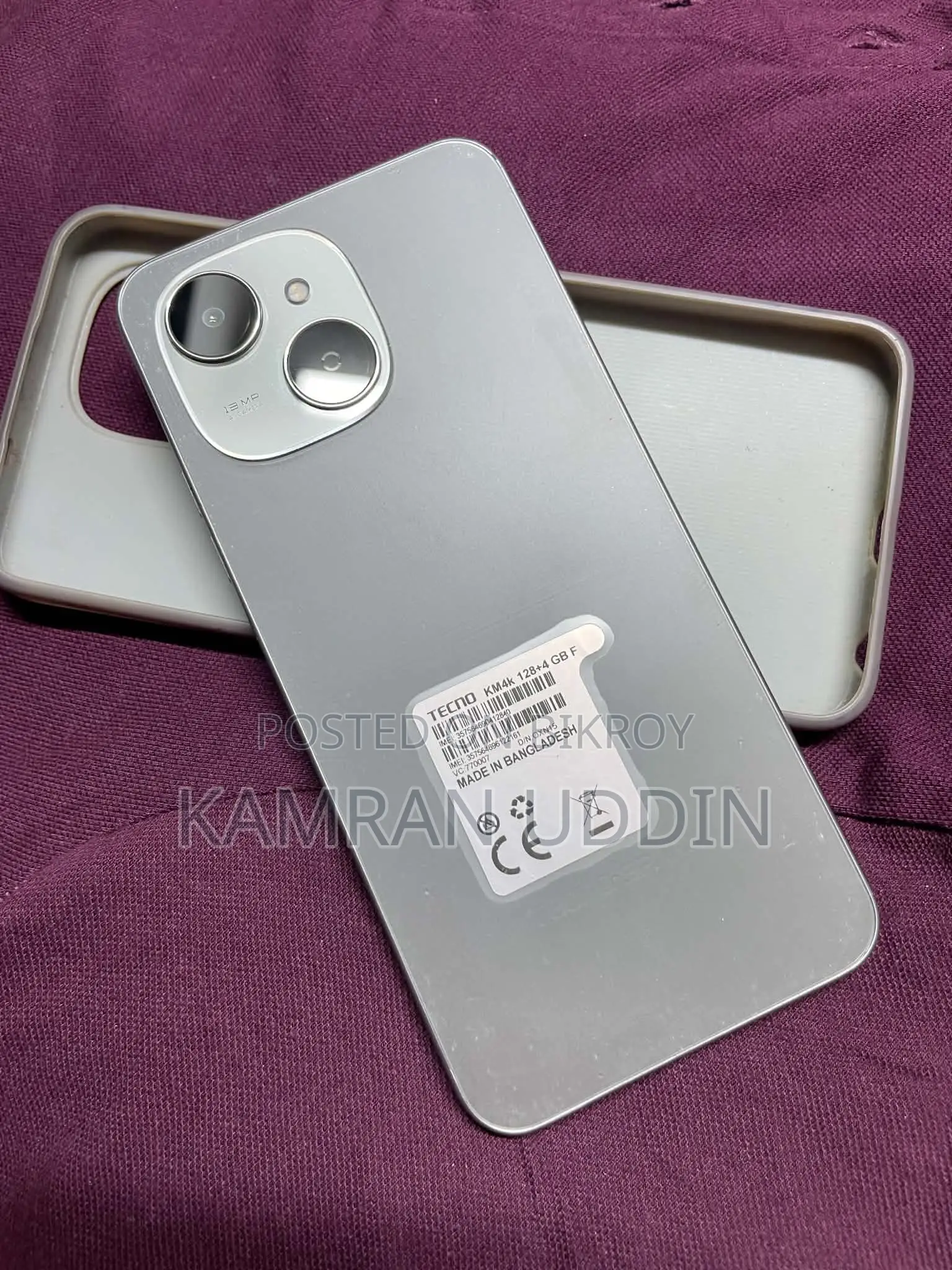 Tecno Spark 40C 128 GB Silver