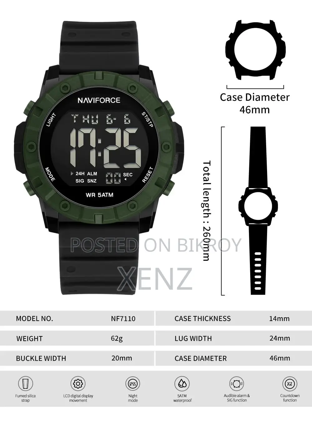 NAVIFORCE NF7110 Watch for Men