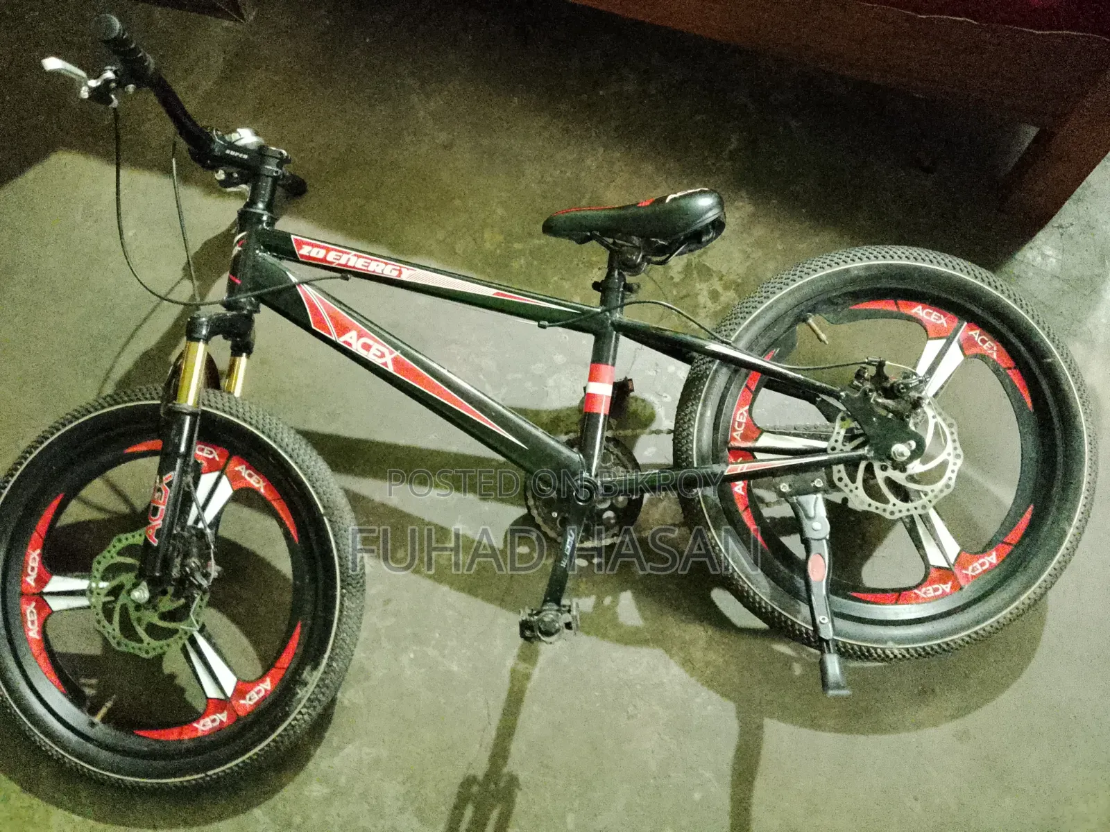 ACEX Steel 1-Speed Energy MW 20 Black-Red