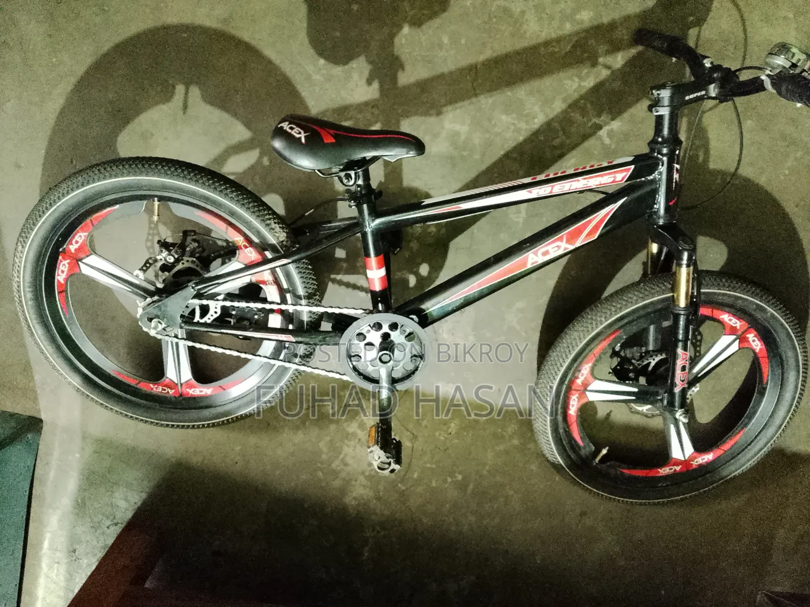 ACEX Steel 1-Speed Energy MW 20 Black-Red