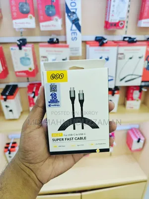 QCY 45W Mini GaN Charger QCY DC21 60W Super Fast Cable *Combo Pack*