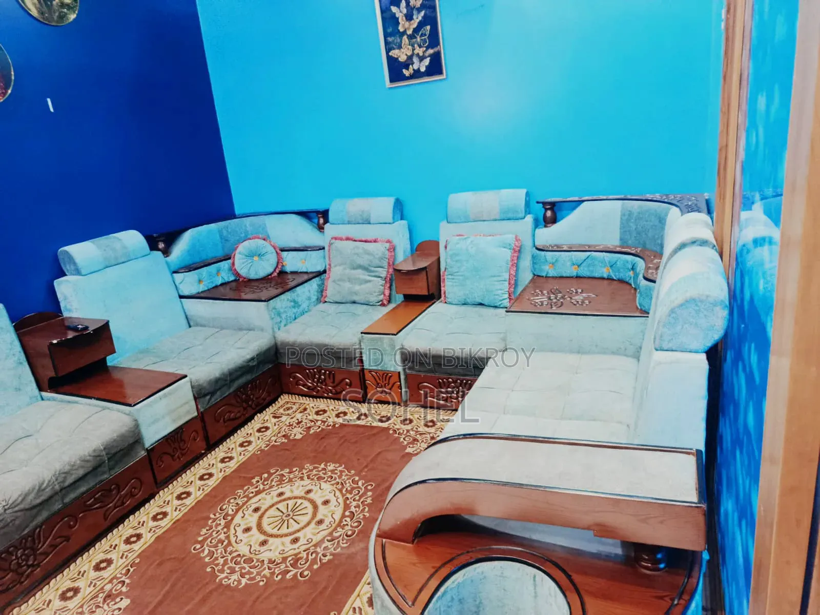 Sofa Set Squre With Cover Free