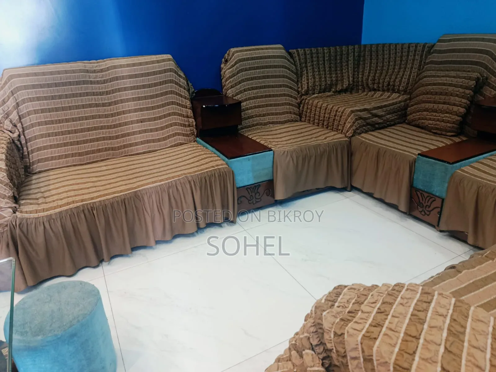 Sofa Set Squre With Cover Free