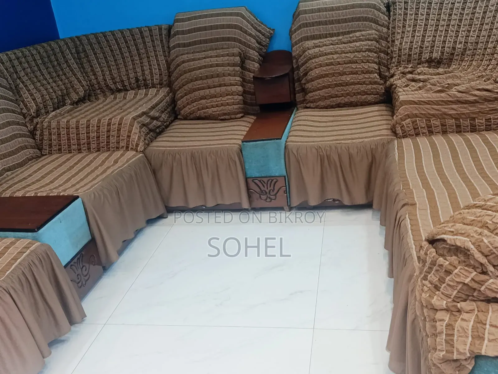 Sofa Set Squre With Cover Free
