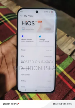 Tecno Pova Slim 5G 256 GB Black