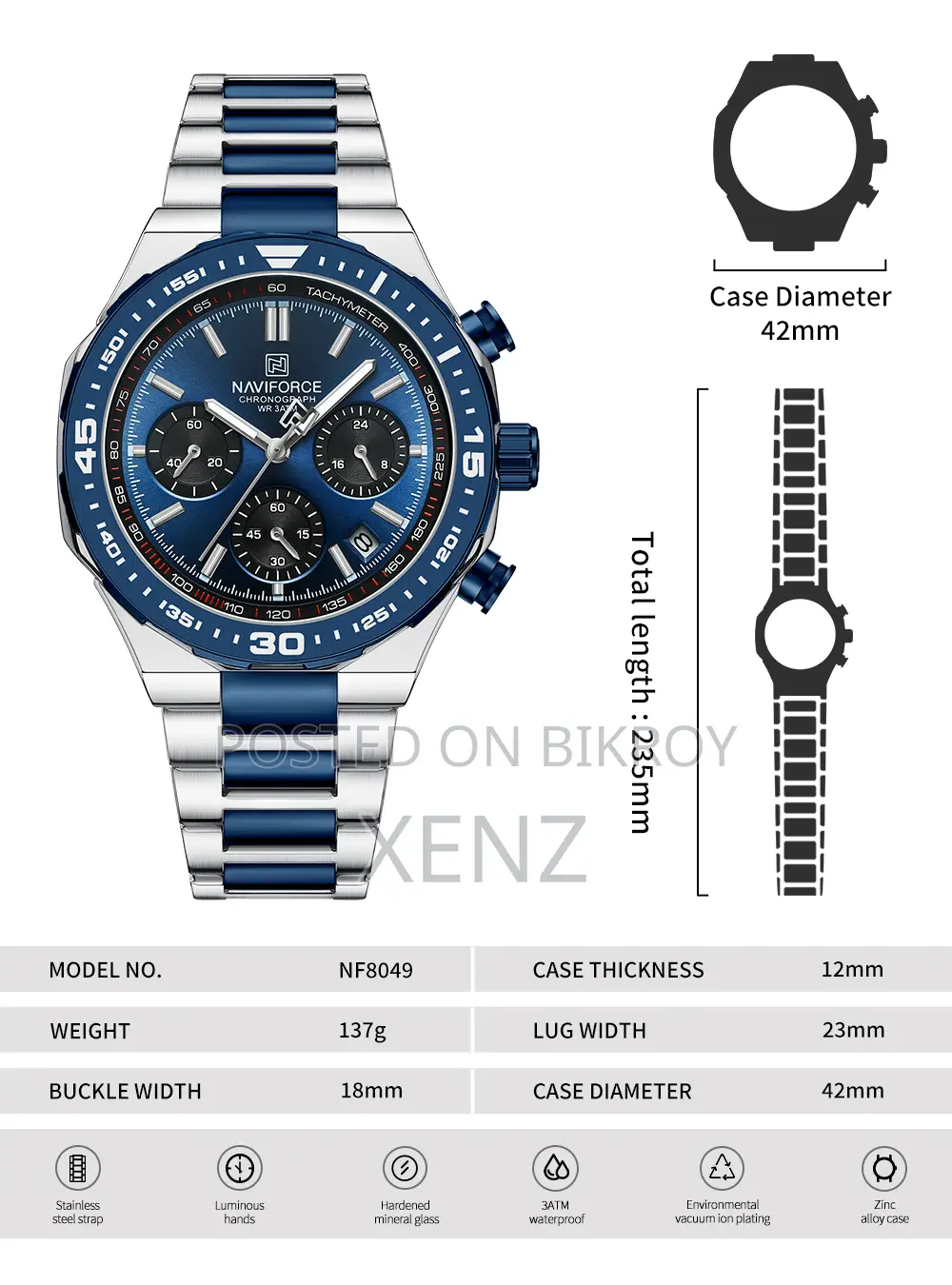 NAVIFORCE NF8049 Watch for Men
