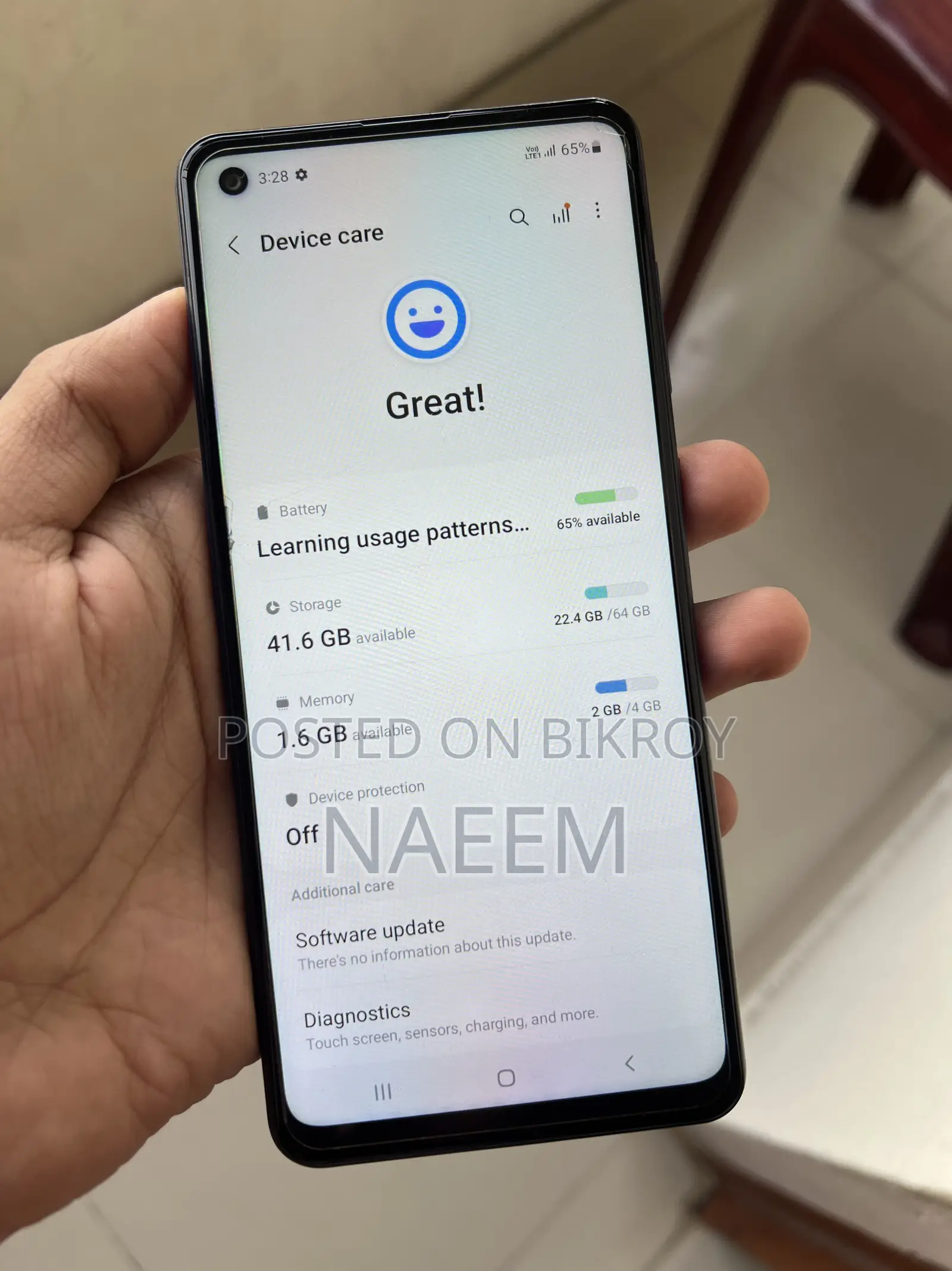 Samsung Galaxy A21s 64 GB Blue