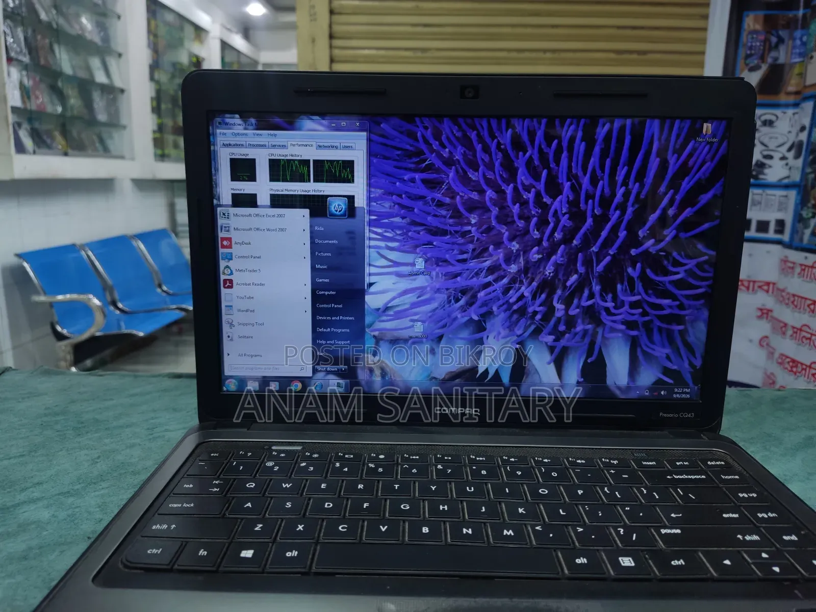 Laptop Compaq Presario Cq43 4gb Amd HDD 512gb