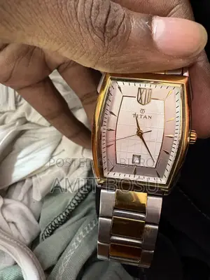 Original Titan Dual-Tone Analog Watch (With Original Box)