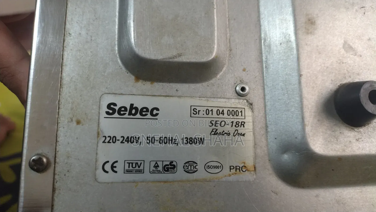 Sebec Electric Oven – Fully Functional Clean (Heats Fast)