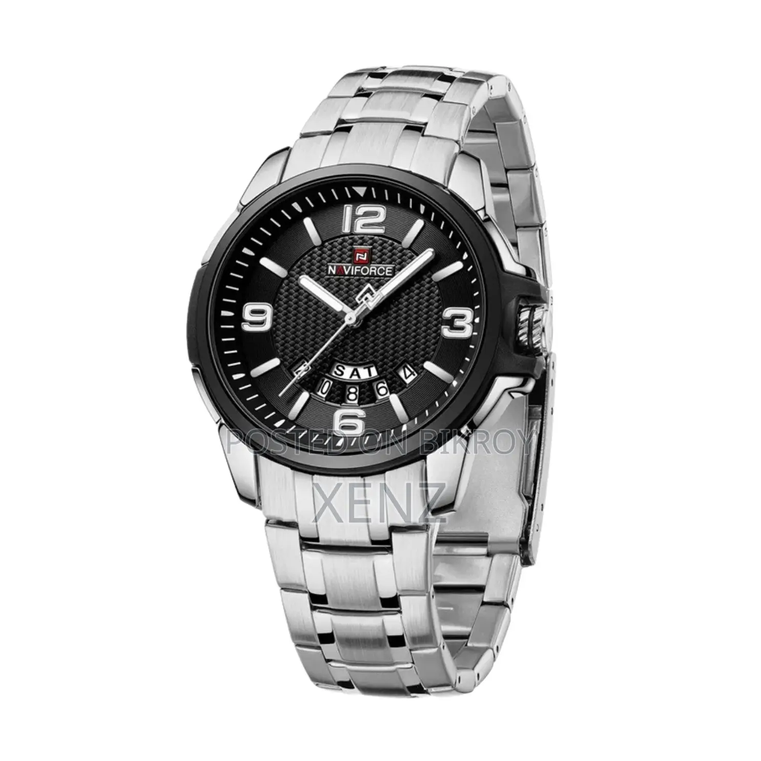 Naviforce NF9215 Silver Watch for Men
