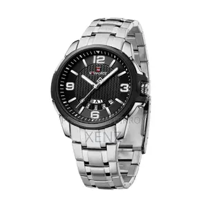Naviforce NF9215 Silver Watch for Men