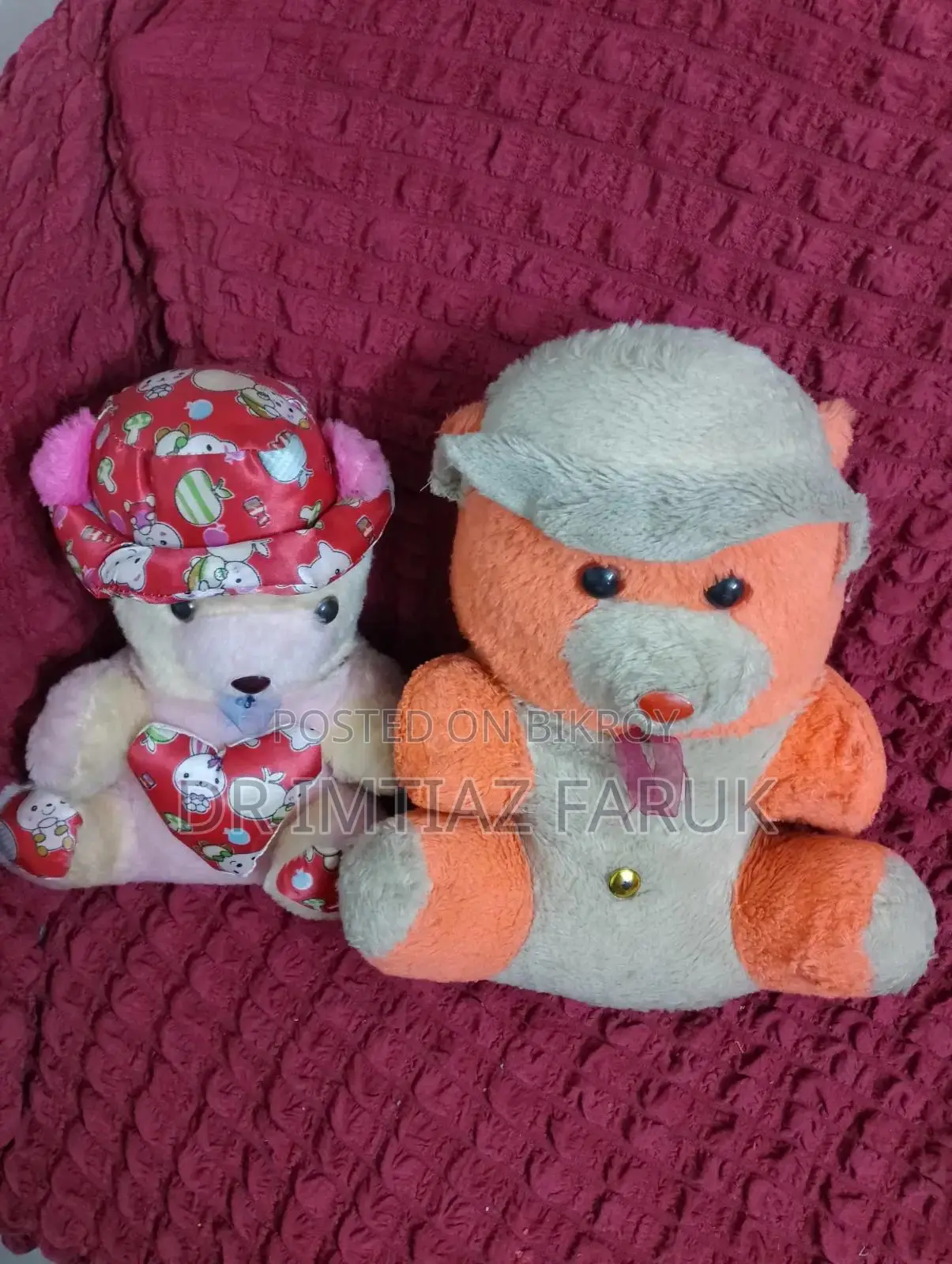 2 Teddy Bears Doll