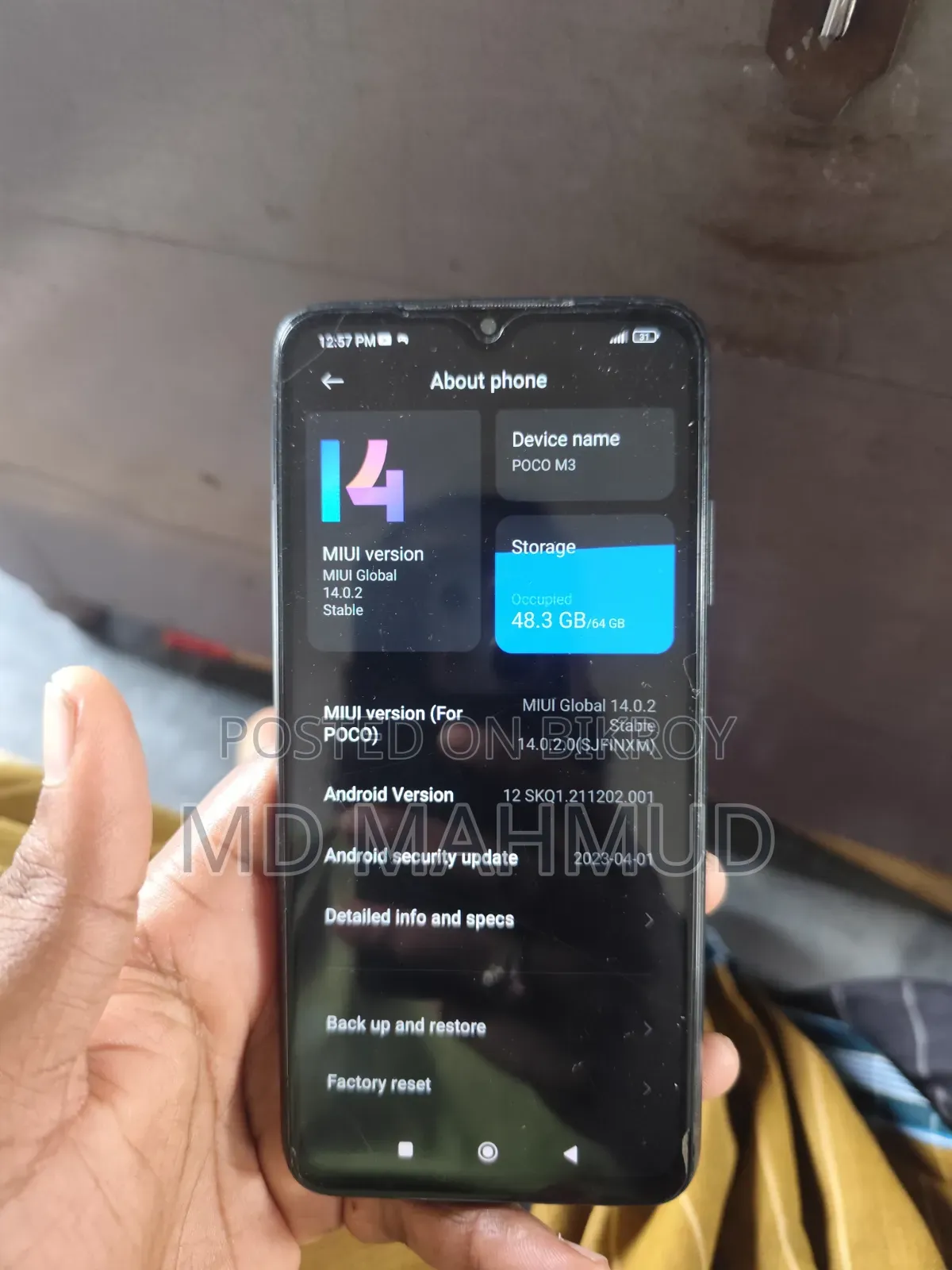 Xiaomi Poco M3 64 GB Black