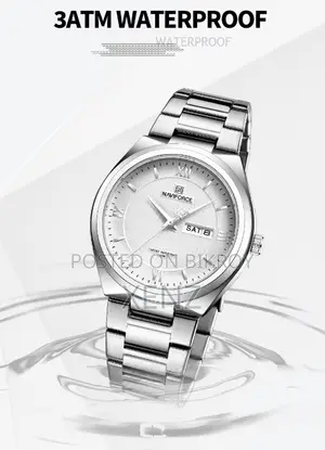 Naviforce NF8030 Silver Watch for Men