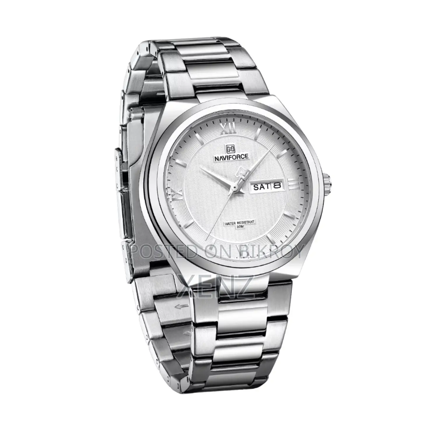 Naviforce NF8030 Silver Watch for Men